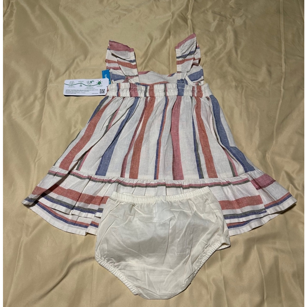 Carter's Girl Dress, 18m, White & Pink - Picture 2 of 4